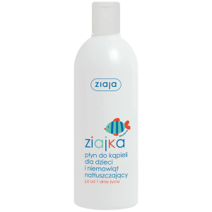 Увлажняющая жидкость для купания детей и младенцев, 370 мл Ziaja Ziajka