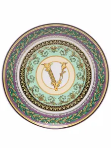 Керамическая тарелка baroque mosaic, 17 см, Versace, зеленый