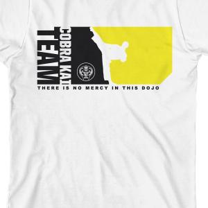 Футболка с рисунком Cobra Kai Team No Mercy Dojo для мальчиков 8–20 лет Licensed Character