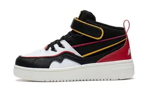 Кроссовки LINING YOUNG Kids Lifestyle Shoes GS Mid-top Black/Dark Obsidian/Total Orange