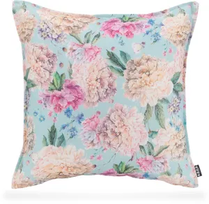 Подушка для улицы HOCK Shabby нежно-голубого цвета с цветочным рисунком 50x50 см HOCK GmbH & Co. KG