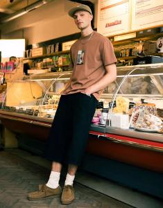 Джинсовые шорты Topman черного цвета