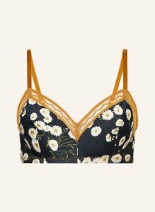 Бюстгальтер с треугольными чашками sentiment ERES, черный/темно-желтый/белый