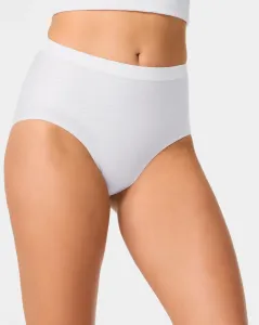 Трусы с завышенной талией из хлопка Spanx, белый