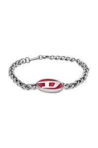 Браслет Diesel, серебряный