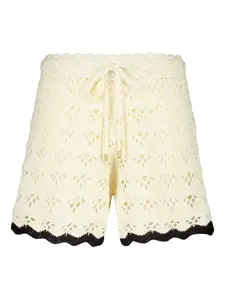 Шорты в технике кроше ZIMMERMANN, нейтральный