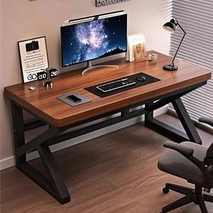 Компьютерный стол Zhuobo BZ28, классический орех, 140 см, усиленная рама K-образная с двойной балкой