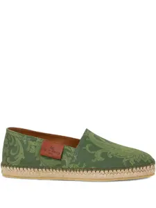 Эспадрильи с мотивом "пейсли" Etro, зеленый