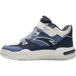 Antakids Нескользящие износостойкие детские кроссовки для скейтбординга среднего размера, синие, белые, подростковые