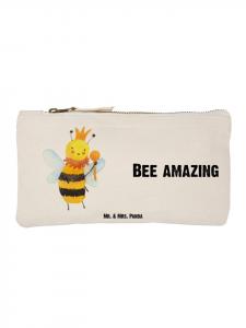 Mr. & Mrs. Panda Хлопковая сумка «Король пчел» с надписью белого цвета