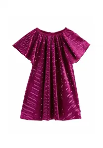 Коктейльное платье/вечернее платье прямого кроя с пайетками Next, Burgundy Red