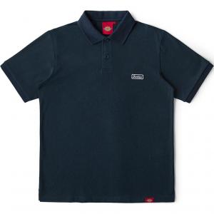 Рубашка поло унисекс темно-синяя Dickies, темно-синий