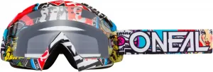 Мотоциклетные очки O'NEAL Unisex B-10 с ручным приводом, прозрачные (1 шт.) O'NEAL, Multi Clear