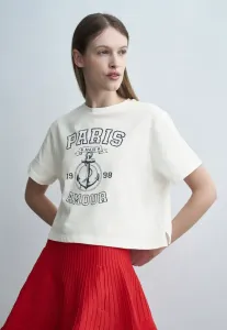 Футболка с принтом "тинк" Maje, White