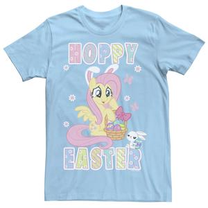 Мужская футболка My Little Pony Fluttershy Bunny Ears Hoppy Пасхальная корзина Licensed Character