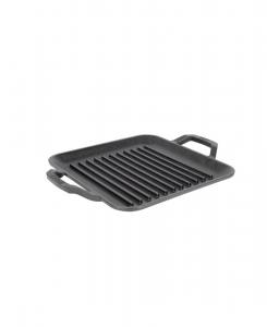 Чугунная сковорода-гриль Lodge Chef Collection, 11 дюймов Lodge Cast Iron, Black