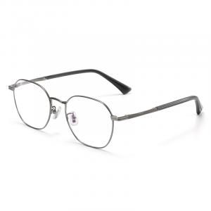 Police Титановая оправа для очков неправильной формы унисекс серебристая, VPLR43K-0509/Light Bright Blaster