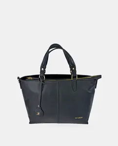 Сумка-шоппер Guy Laroche из черной кожи