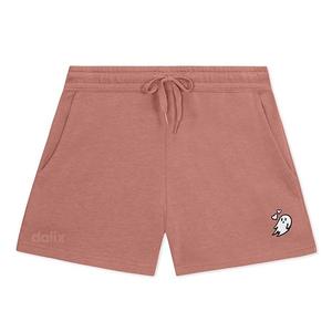 Женские шорты midweight washed fleece heartly ghost Dalix, Dusty Rose
