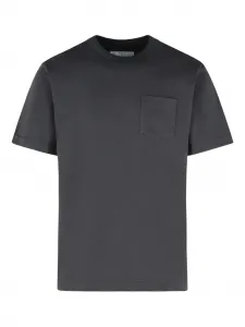 Футболка с накладным карманом SACAI, серый