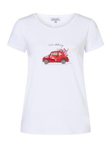 More & More Футболка с принтом и пайетками белого цвета на передней части