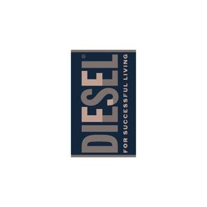 Полотенце смайл Diesel, синий