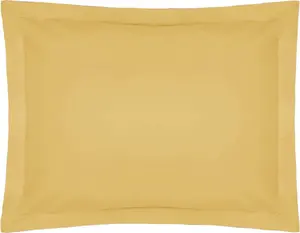 Наволочка Percale, легкая в уходе BM176 (один размер) (шафран) Belledorm