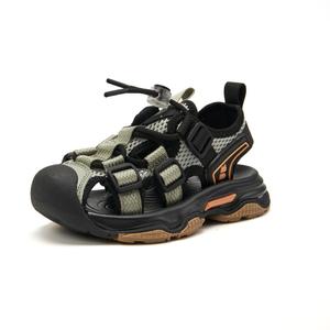 Детские сандалии с низким верхом, амортизирующие, устойчивые к истиранию, дышащие и поддерживающие. BELLE, зеленый