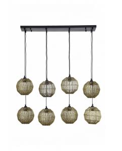 Подвесной светильник Globo, 94x24x140 см, цвет латуни