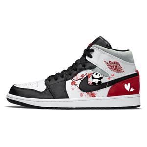 Jordan Баскетбольные кроссовки Air 1 Vintage, мужские, средний верх, красные/белые