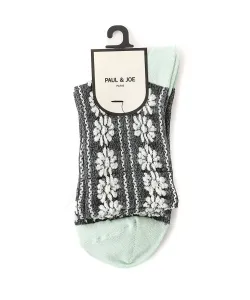 (W)PAUL & JOE/Paul & Joe Хлопковые эфирные носки для спа-процедур с цветочным рисунком