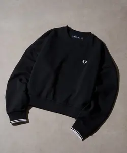 FRED PERRY/TIPPED SWEATSHIRT/FRED PERRY CREW NECK SWEATSHIRT G1148
