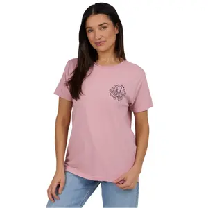 Футболка с коротким рукавом Salty Crew Crazy eight b.f, розовый