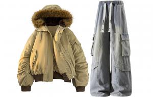 Повседневный худи Unisex Casual Sportswear X1617, хаки mountain hawk jacket+желтый mud jeans