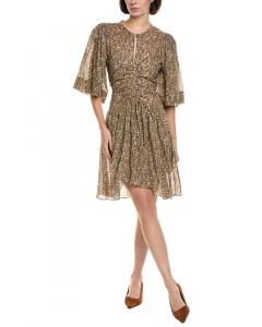 Мини-платье Isabel Marant Etoile Larili Isabel Marant Étoile, зеленый