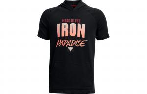 Under Armour Толстовка Project Kids' Apparel Project Rock Heavyweight Cotton с короткими рукавами черный Kids'