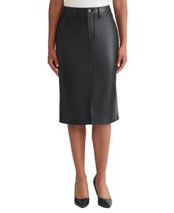 Женская юбка миди Lexington с центральным разрезом спереди Jones New York, Jones Black