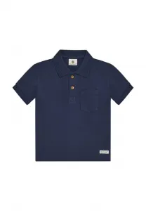 Рубашка-Поло с коротким рукавом En Fant, Medieval Blue