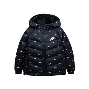 Nike Пуховик jet black для подростков