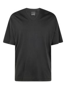 Футболка с V-образным вырезом Emporio Armani, черный