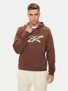 Свитшот regular fit Vector 100202413 Reebok, коричневый