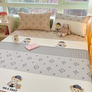 Yalu Простыня из чистого хлопка 160х230 см, цвет Chaoxiong Kuobao FF-100