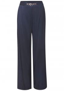 Обычные брюки со складками спереди VIVANCE, темно-синий