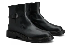 TOD'S Кожаные ботинки мужские Black