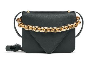 Bottega Veneta Сумка-конверт из зернистой телячьей кожи, кроссбоди, наплечная сумка Medium Women's Black