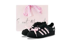 Adidas Originals Superstar 2 низкие кроссовки для скейтбординга унисекс black pink