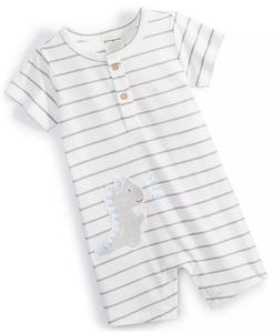 Солнцезащитный костюм в полоску с динозавром для маленьких мальчиков First Impressions, серый