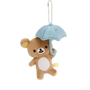 Кукла SAN X Rilakkuma, плюшевый подвес из коллекции Rainy Day, высота 16см/18см SAN-X