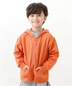 Однотонная толстовка на молнии с капюшоном. Толстовка с капюшоном на молнии. Топы 25AW Devirock, цвет D Orange