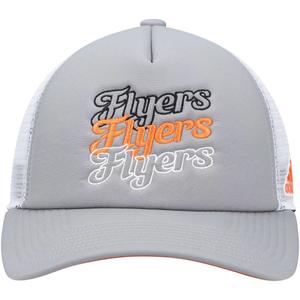 Женская кепка adidas Grey/White Philadelphia Flyers Foam Trucker Snapback adidas
